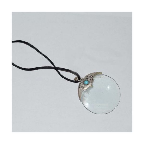 4x Pendant Magnifier with Turquoise Stone